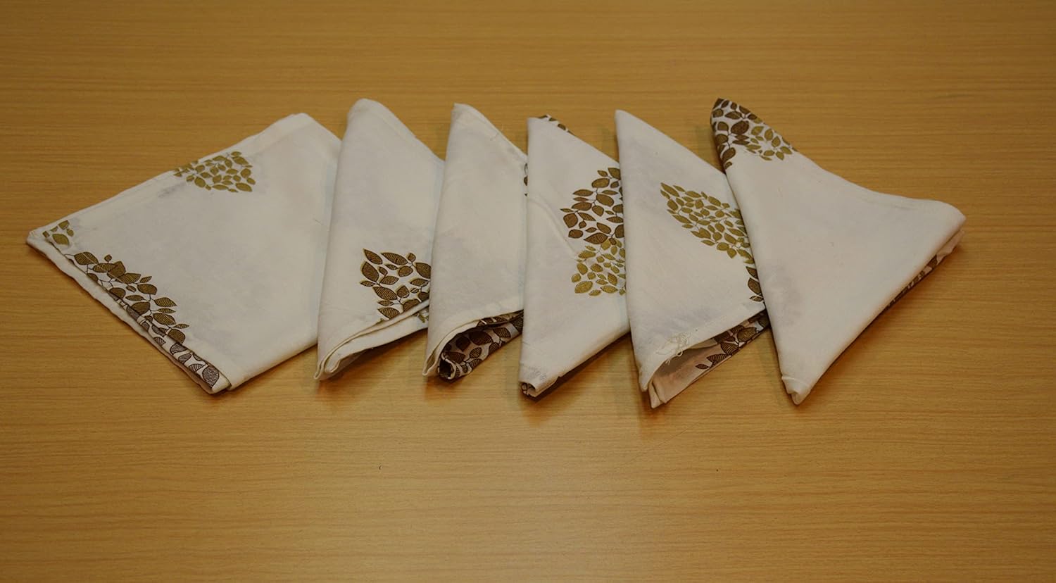 Cotton Dining Table Napkins Kitchen Napkin/Table Linen/Dinning Table Napkin (18X18 inch 6 Pcs)
