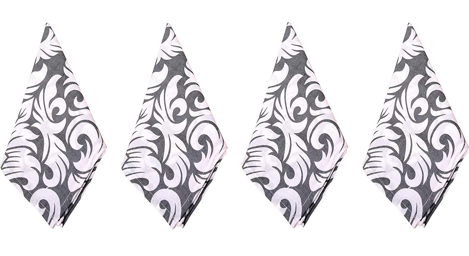 Textiles Dining Table Napkins Printed Napkin Set Cotton Dining Table Napkin Set