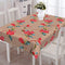 CAPUA Pure Cotton Printed Table Cover. (Beige)