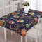 CAPUA Pure Cotton Printed Table Cover (Dark Blue)