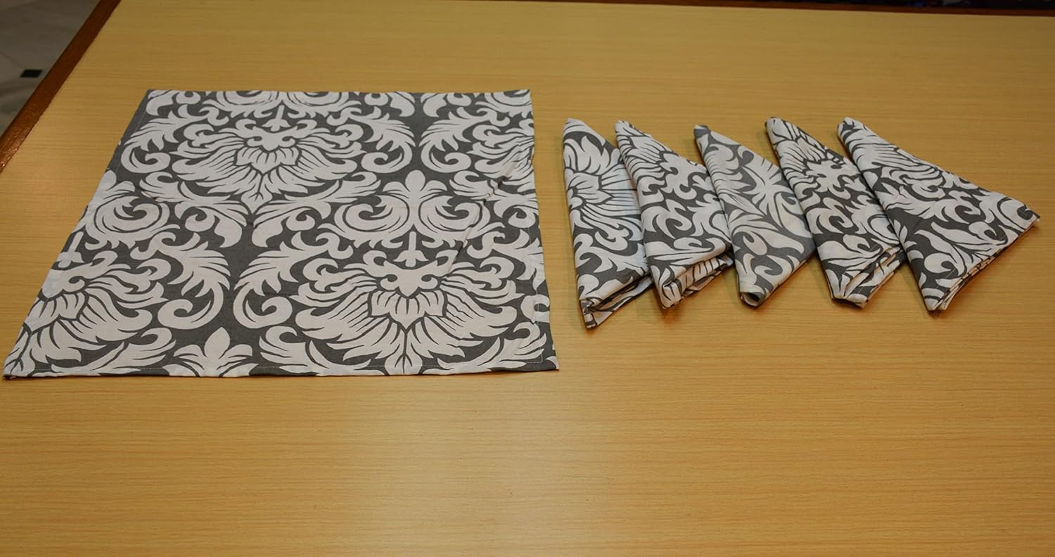 Cotton Dining Table Napkins Kitchen Napkin/Table Linen/Dinning Table Napkin (18X18 inch 6 Pcs)