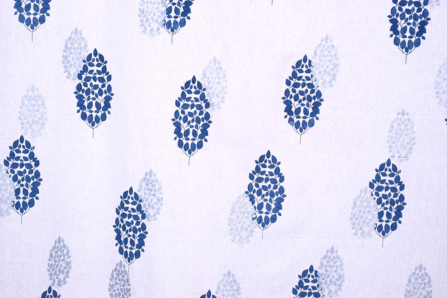 Cotton Print Rod Pocket 7 feet Window Curtain Panel