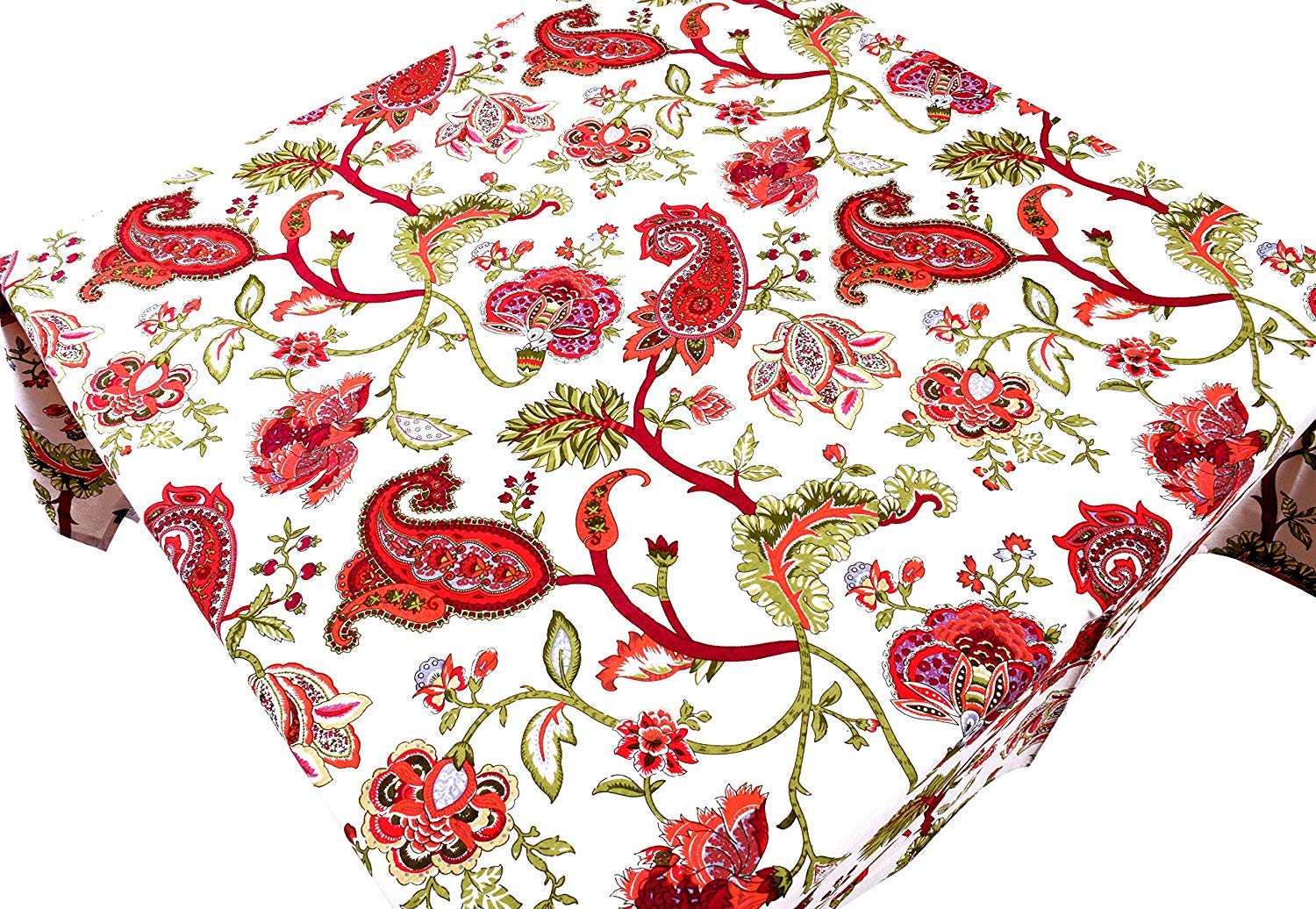 Cotton Floral Printed Dining Table Cover