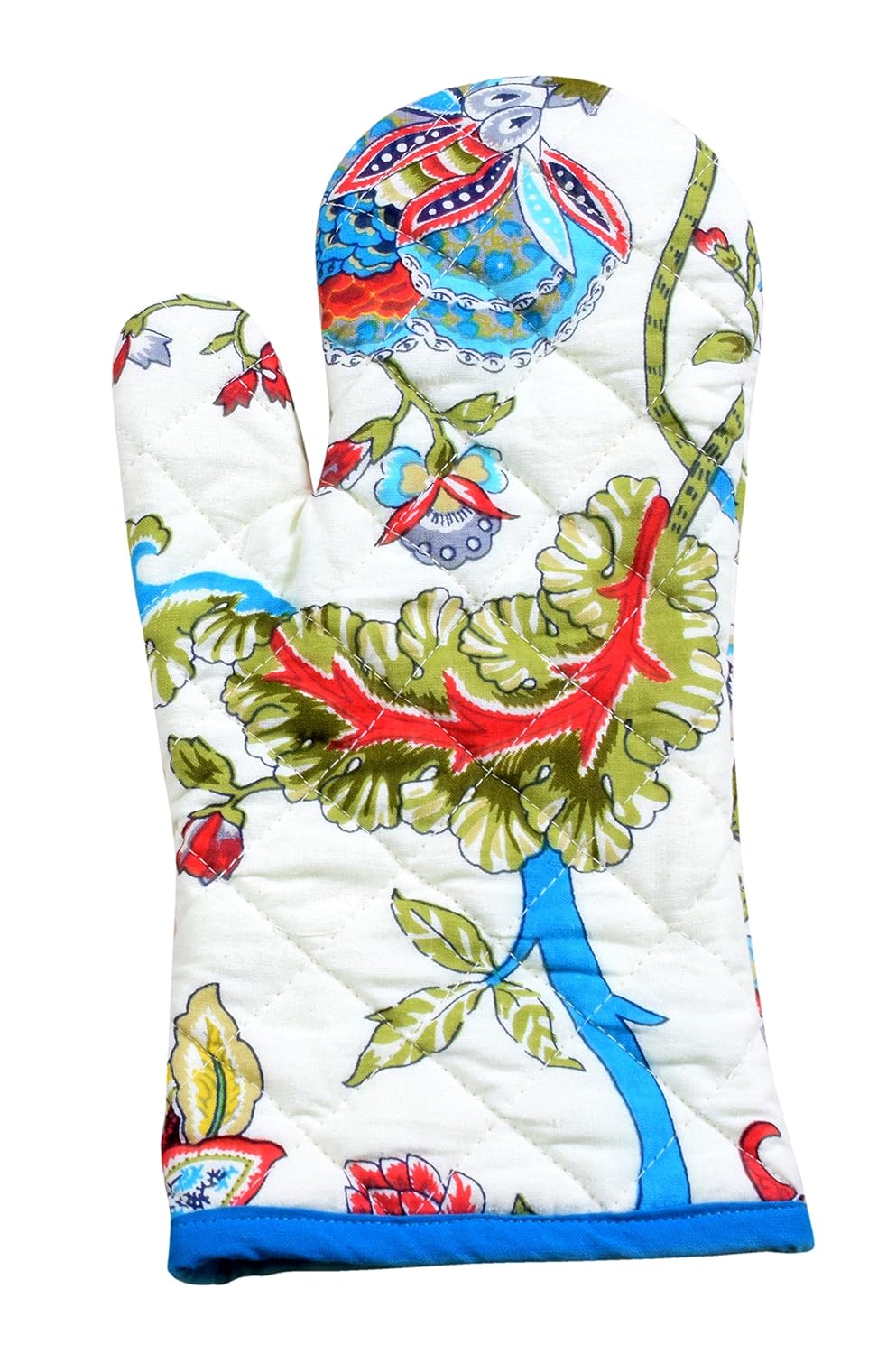 Microwave Pad Heat Proof Hand Gloves in Set of 2 Oven (Multicolor)