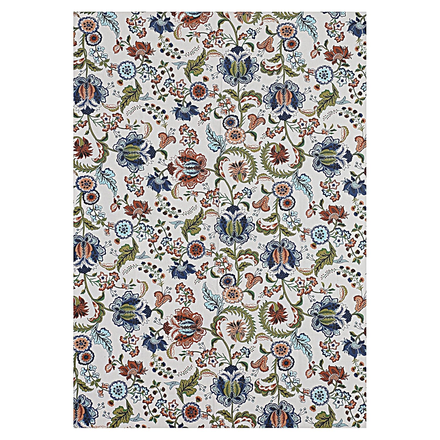 CAPUA Pure Cotton Printed Table Cover (Multicolour)
