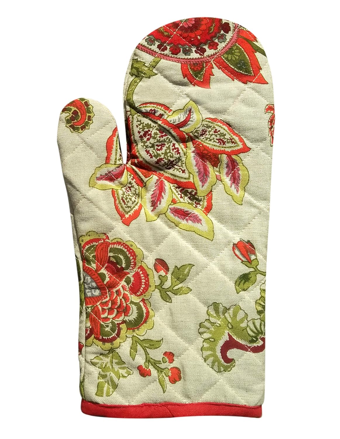 100% Cotton Padded Oven Gloves (Pack of 2)