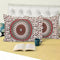 Pure Cotton Printed Pillow Cover, Size- 18x28 inch. (Zipper Pillow Cover)