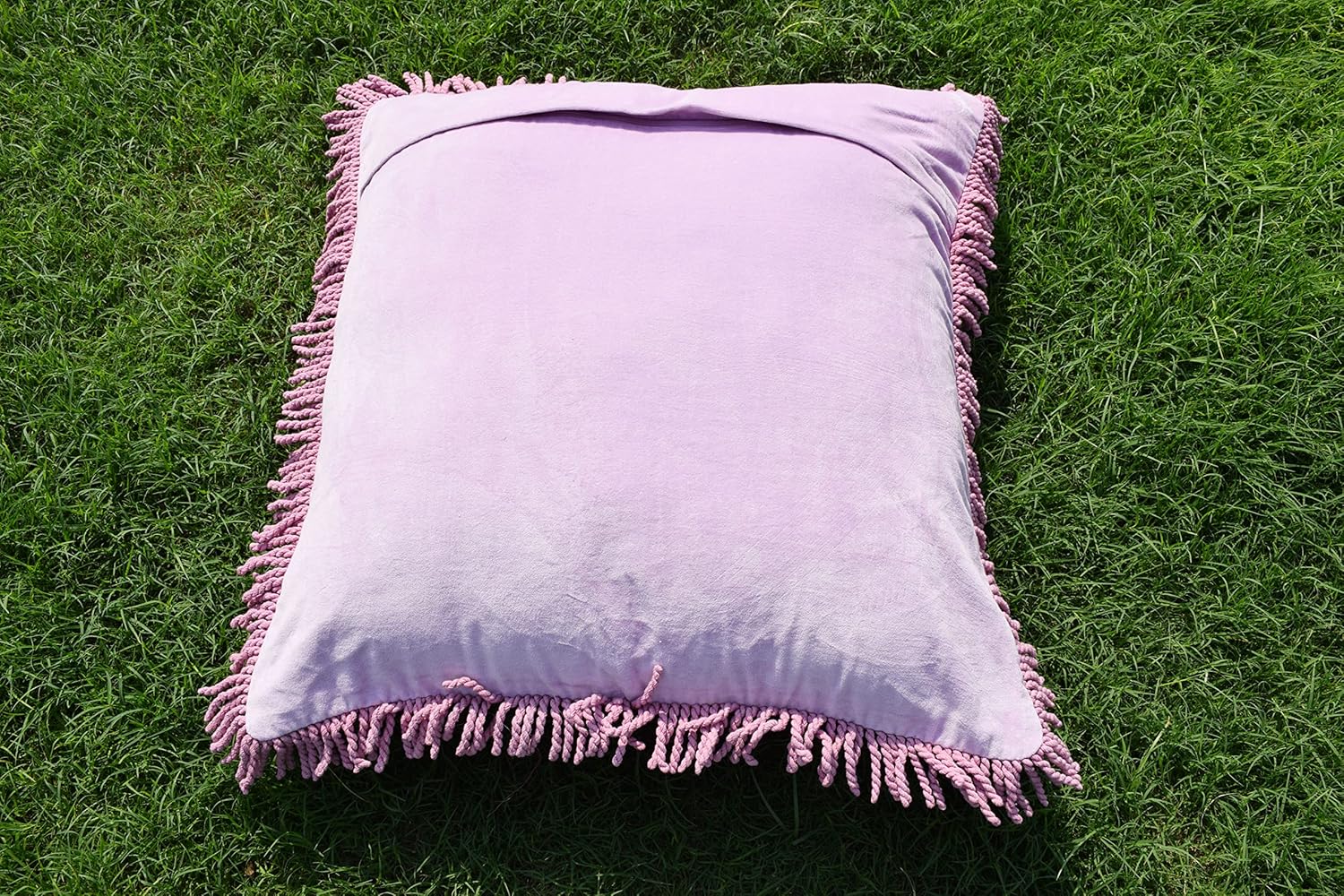 Velvet Printed 25X25 Inch Pillow Cover Set of 1Pcs (Multi)