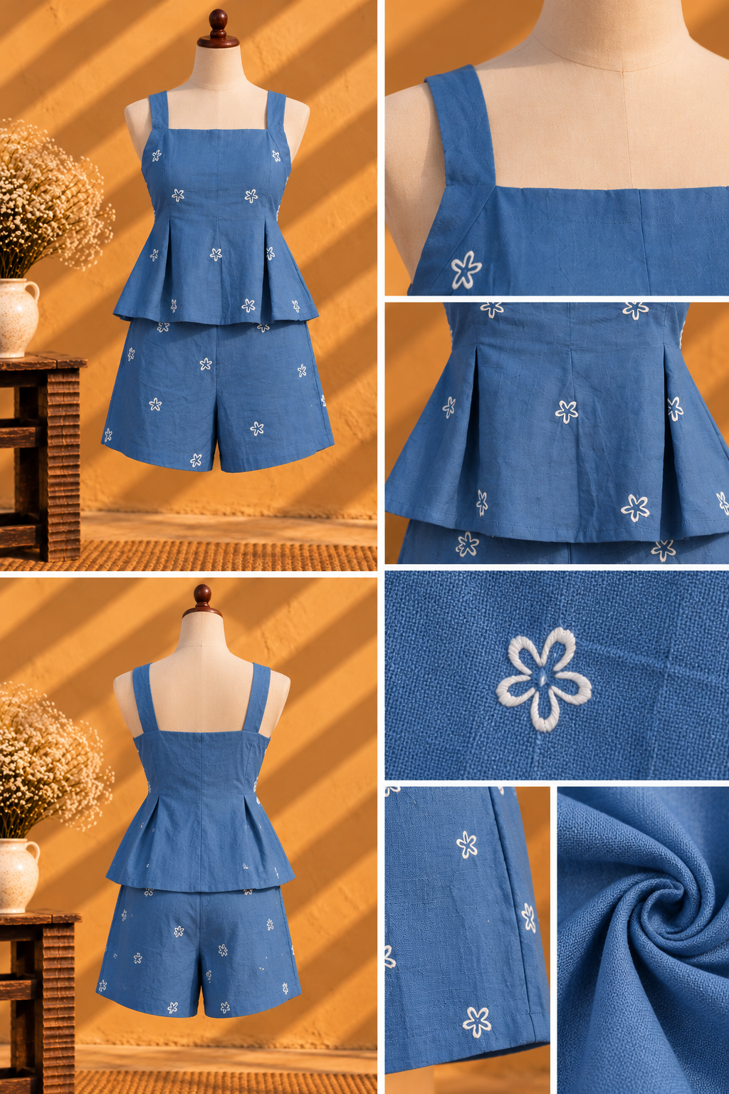 Floral Embroidered Co-ord