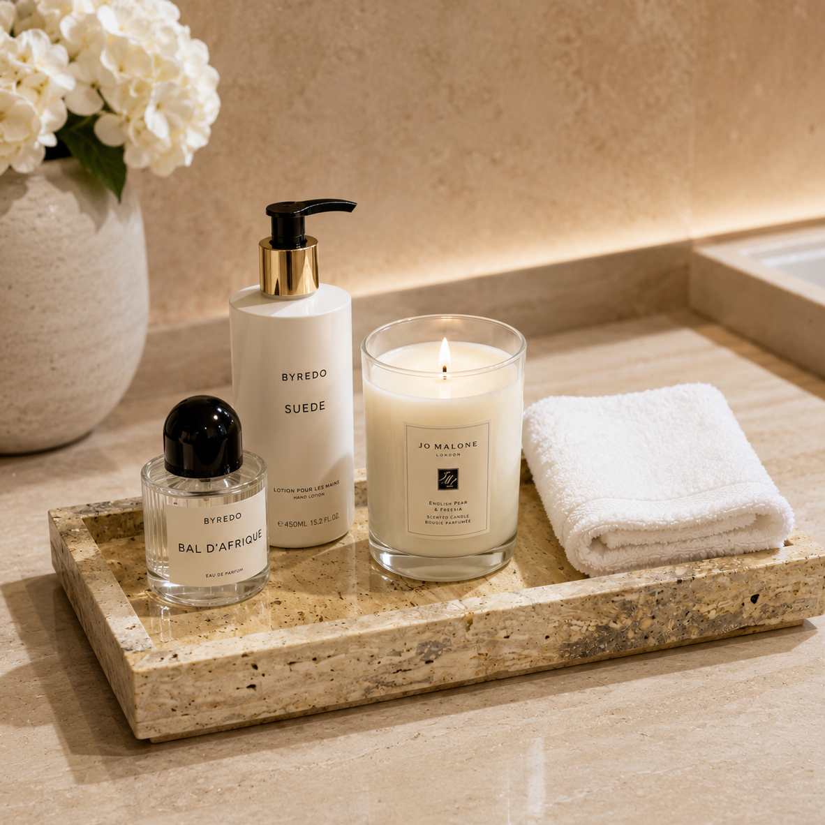 Sandstone Luxe Tray