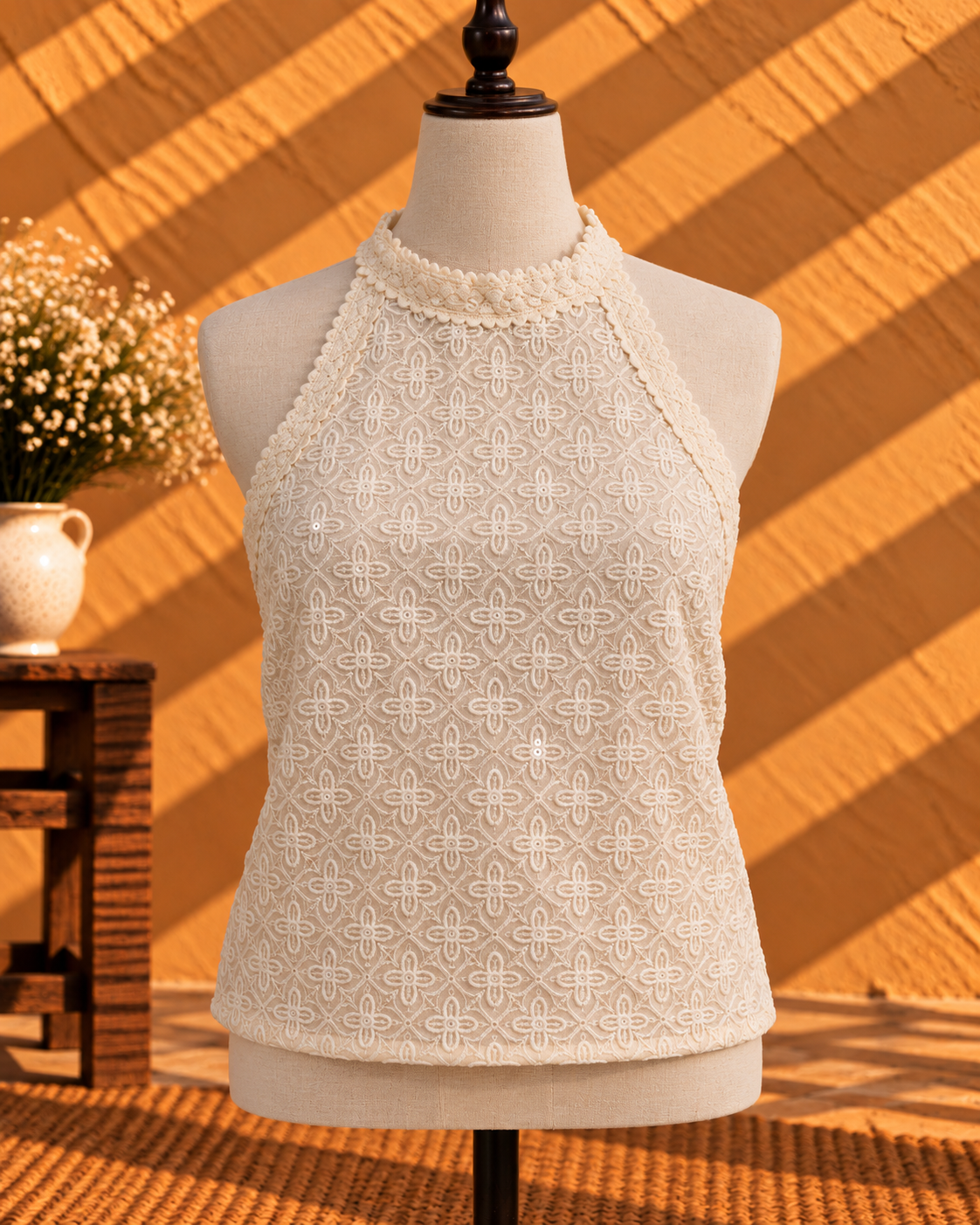 Lace Halter Top
