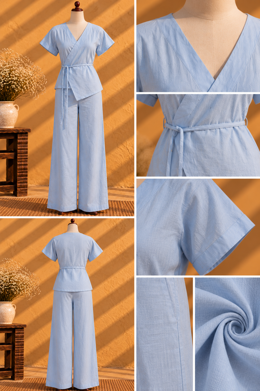 Chambray Wrap Co-ord